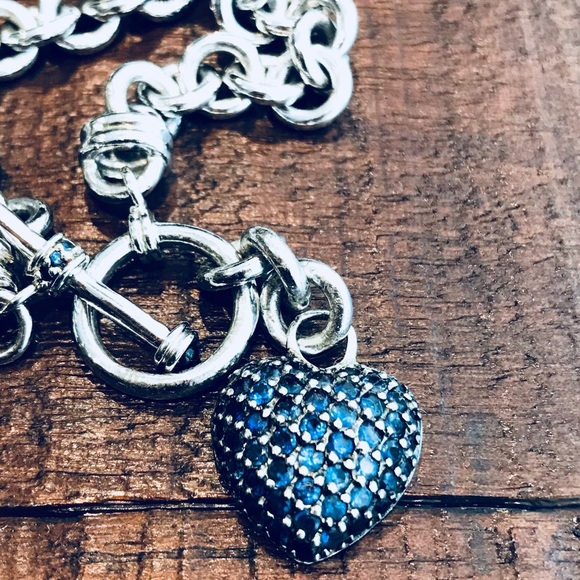 Jared Jewelers Jewelry Authentic Sapphire Charm Sterling Silver